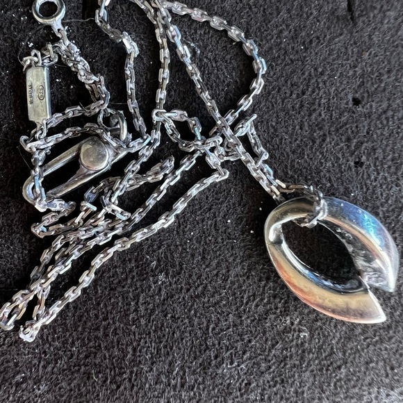 Gucci twist necklace withh semi-prec stone - Picture 6 of 10